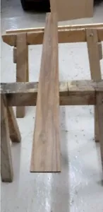 Teak Holz Drechselholz Edelholz Bootsbau Starkfunier Modellbau, 145x9,9x1,5cm - Bild 1 von 2