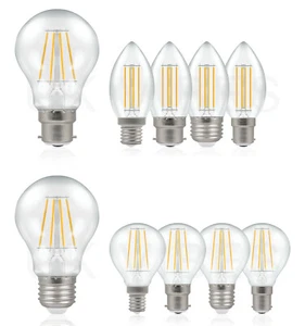 25W 40W 60W 100W Clear Candle Golf GLS Small Edison Screw SES E14 Light Bulbs UK - Picture 1 of 126