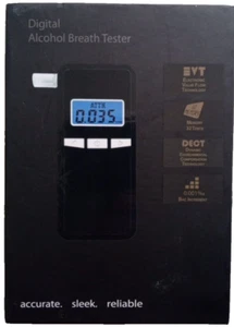 Alcoholímetro Hoysg Negro Actualización Grado Profesional Precisión Alcohol Probador  - Imagen 1 de 5