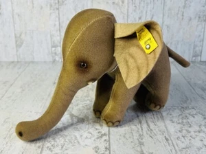 Vintage Steiff Trampy Elephant 0510/17 Ear Button Chest Tag DAMAGED TUSKS - Picture 1 of 12