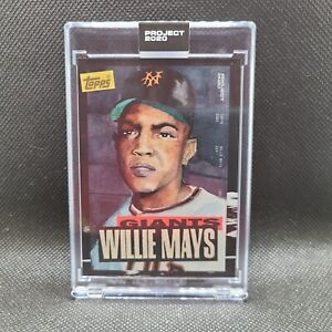 2020 Topps Project 2020 - 1952 Topps Jacob Rochester #101 Willie Mays