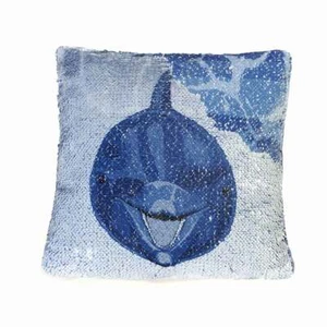 Almohada de lentejuelas de 12 pulgadas - Delfín. Nuevo. - Imagen 1 de 1