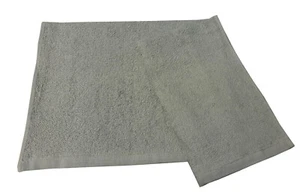 2er PACK GÄSTETÜCHER UNI HELLGRAU TAUPE SPORT GYM 400 G/QM 100% BAUMWOLLE - Bild 1 von 1
