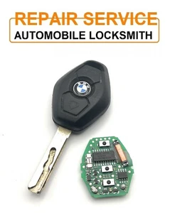 BMW 3 5 X5 Z4 E46 E60 E61 E53 E85 sealed remote key fob fix battery replacement - Picture 1 of 1