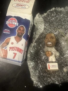NBA Basketball Ben Gordon Detroit Pistons Mini Bobblehead Holiday Ornament -NIB- - Picture 1 of 3