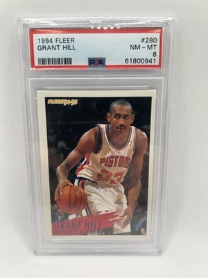 1994-95 Fleer - Grant Hill #280 (RC) - Image 1 of 2
