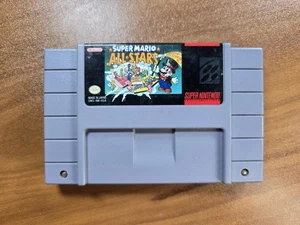 Super Mario All-Stars Nintendo SNES Authentic Game Cartridge getestet funktioniert - Bild 1 von 4