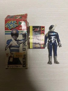 Power Rangers Denshi Sentai Denziman World Hero Figure Blue POPY w/BOX Vintage - Picture 1 of 5