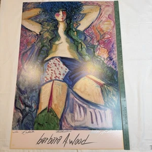 Lady Of The Night by Barbara A Wood Signed Print 36”x  24” - Picture 1 of 23