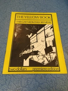 THE YELLOW BOOK: The Gay Monthly Review #1 1973 gay culture travel drag fashion - Bild 1 von 1