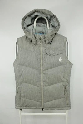 VOLCOM Hanayaka Hooded Down Puffer Vest Jacket Women's  M / US 6-8 - Image 1 of 4