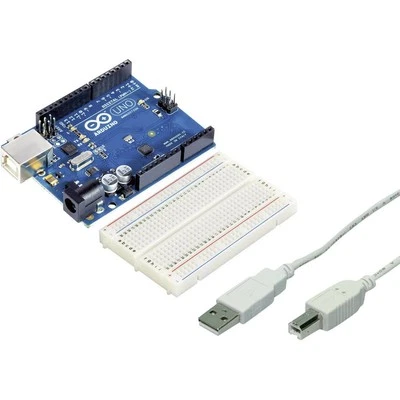 Set carte Arduino UNO + câble de connexion USB 2.0 + platine - Photo 1/2