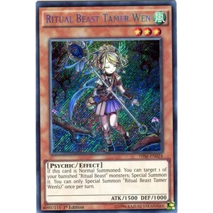 Ritual Beast Tamer Wen THSF-EN024 Yu-Gi-Oh! Card Secret Rare 1st Edition - Picture 1 of 1