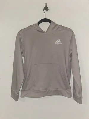 Adidas Hoodie Pullover Boys Tan Size Size 10/12 Long Sleeve - Image 1 of 4