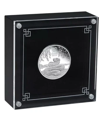 2025 Proof Lunar Year of the Snake Perth Australia 1/2 oz Silver Coin Ltd Mint🐍 - Image 1 of 4