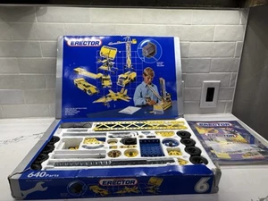 Meccano Erector Metal Construction Set #6 With Instructions - Picture 1 of 5