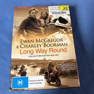 The Long Way Round - Box Set (8-disc DVD set, PAL All Regions, Australia Import) - Picture 1 of 8