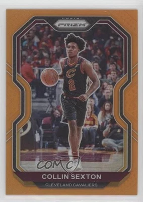2020-21 Panini Prizm Orange Prizm /49 Collin Sexton #225 - Image 1 of 2