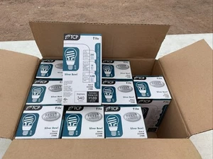 10 New TCP 14W A19 Silver Bowl 2700K CFL Light Bulbs E26 340lm Rated Best Qual. - Picture 1 of 7
