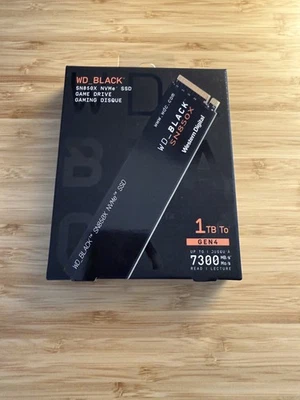 WD_BLACK SN850X 1TB M.2 2280 PCIe NVMe Internal SSD - WDS100T2X0E - Image 1 of 2