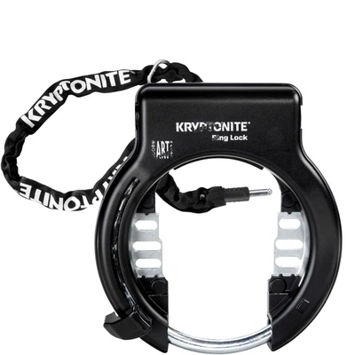 Kryptonite Bike Wheel Lock Bundle 5.5mm Plug-In Chain & Flexible Mount, E-Bike - Image 1 of 3