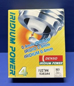 Denso IU27, 5363, Iridium Spark Plugs (Qty 4) - Picture 1 of 2
