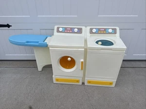 Vintage Little Tikes 1989 Washer Dryer Laundry Center w/ Ironing Board - Picture 1 of 8