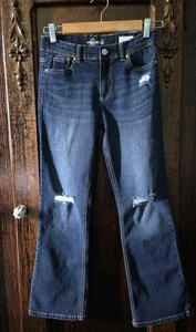 New w/ Tag Girl's Jordache Distressed Bootcut Jeans, Size 14, Adjustable Waist - Picture 1 of 4