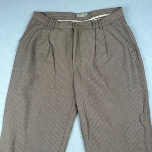 Pantalones Territory Ahead de colección para hombre talla 34x29 pantalones tostados Herrinbone pierna ancha - Imagen 1 de 13