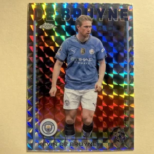 2025 Topps Chrome UEFA Kevin De Bruyne Geometric Refractor #17 Manchester City - Imagen 1 de 2