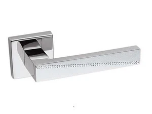 Maniglia per porte interne ARIENI "Boemia" bicolore con cristalli tipo Swarovski - Foto 1 di 2