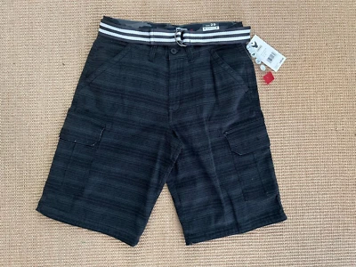 Pantalones cortos negros con cinturón Company Eighty One para hombre talla 29 Foto 1 de 2