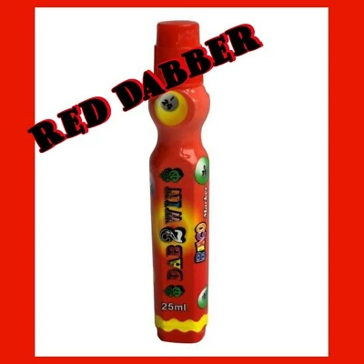 Bingo Dabber Dauber  Red  Markers for Bingo Tickets bingo  Dabber 25ml - Image 1 of 2