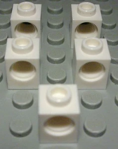 Lego Technic piedra perforada 1x1 blanco 5 piezas - Imagen 1 de 1