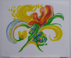 Ronald Julius Christensen, "Flowerburst", Lithographie - Bild 1 von 5