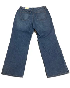 Talbots Women’s Jeans 14W Denim BootCut Stretch New Indigo NWT Boot Leg - Picture 1 of 7