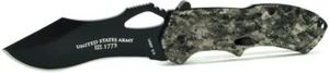 U.S. Army Folding Knife MAGIC Assisted 3.4" Plain Blade, MARPAT Digi Camo Handle - Picture 1 of 5