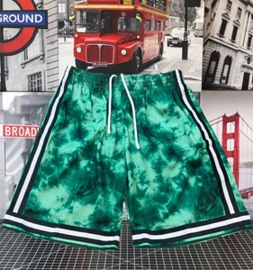 Pantalones cortos Mitchell & Ness NBA Galaxy Swingman BOSTON CELTICS para hombre talla GRANDE nuevos - Imagen 1 de 5