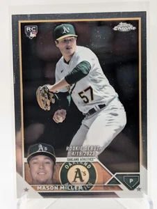 Mason Miller 2023 Topps Chrome Update Rookie Debut #USC39 Athletics RC - Picture 1 of 2