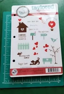 Taylored Expressions:" Love is everywhere "Home-Dogs friends Heart EUC! Comb-sh - Picture 1 of 2
