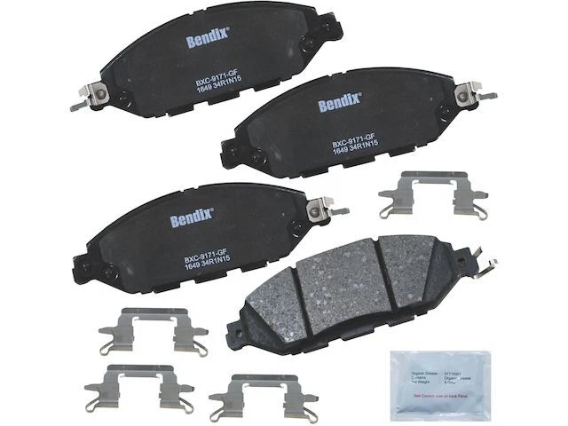Комплект передних тормозных колодок Bendix подходит для Infiniti JX35 2013 38CCDW - Изображение 1 из 1
