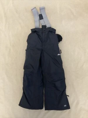 Kids Trespass Snowpants Technical Performance 5/6 Bibs Overalls Coldheat  - Image 1 of 4