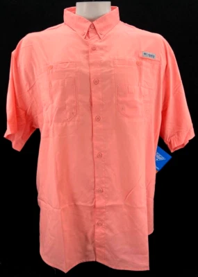NEW Columbia Tamiami SS Short Sleeve PFG Sorbet SS Button Up Shirt Men's XXL 2XL - Image 1 of 4