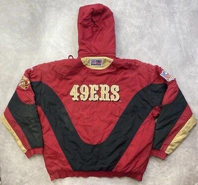 Chaqueta acolchada vintage años 90 San Francisco 49ers 50 aniversario 1946-1996 talla XL Foto 1 de 4