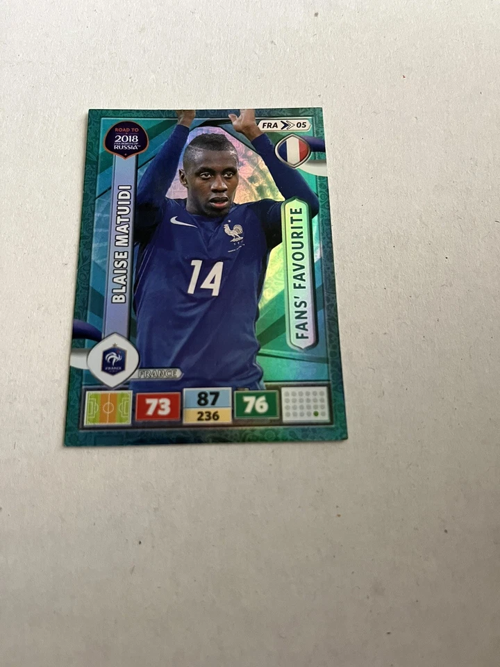 Road To 2018 FIIFA World Cup Russia Adrenalyn Blaise Matuidi Fans' Favourite - Image 1 of 1