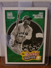 2005 Upper Deck Heroes Babe Ruth 187/199!!
