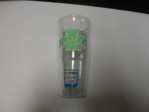 IOWA STATE UNIVERSITY CYCLONES Plastic Hot Or Cold Beverage Cup Tervis Tumbler Cover