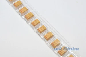 20pcs Tantalum Capacitors 477C 16V 470uF Type E SMD 7343 10% Surface Mount - Picture 1 of 1