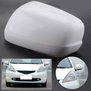 Cubierta de espejo retrovisor lateral izquierdo blanco para Honda Fit / Jazz 09~13 carcasa moldura - Imagen 1 de 7