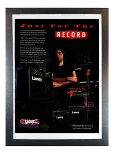 Laney Amplifiers Local H Scott Lucas As Good As Dead Ad - Framed Guitar Page - Picture 1 of 7